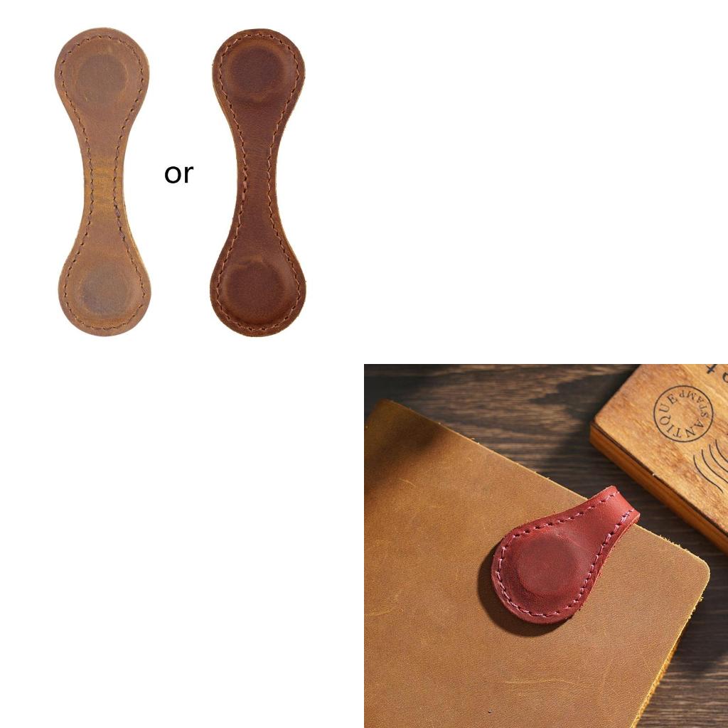 Bookmark Magnetic Clip - Магнитная кожаная закладка, подарочная закладка, двусторонний