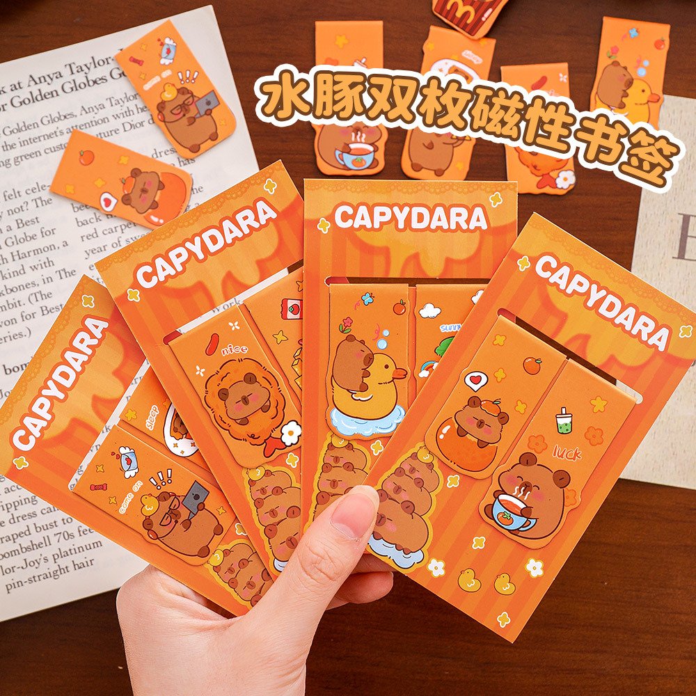 Bookmark Magnetic Clip - 12 комплектов магнитных закладок, милые двойные