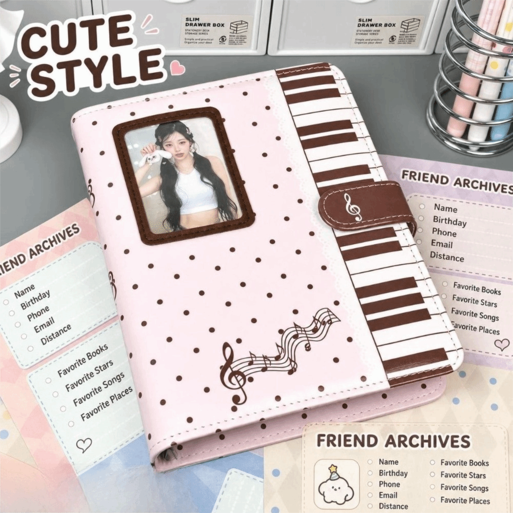 Блокнот Ins Polka Dot Piano Bi – обзор и цена Notebook Dotted A5