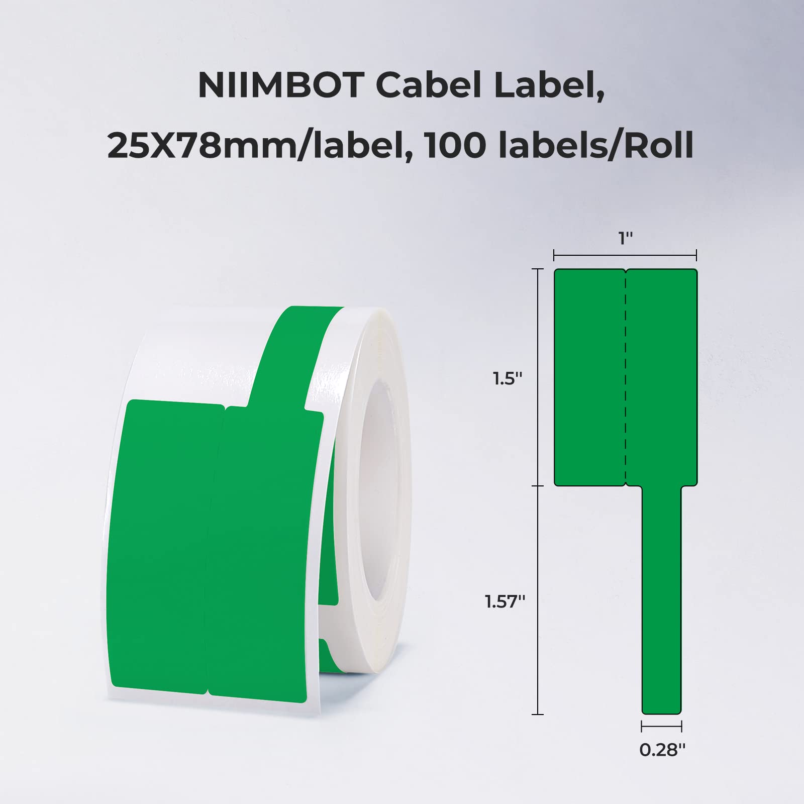 Цветные этикетки Niimbot для к – обзор и цена Label Printer Tape