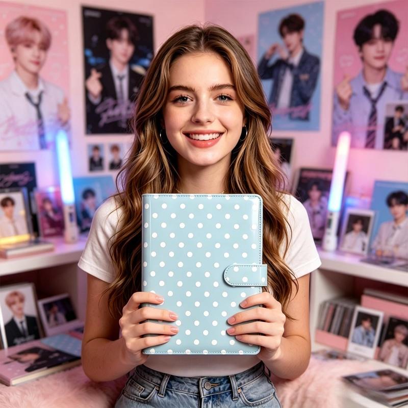 Красочная ретро-папка формата  – обзор и цена Notebook Dotted A5