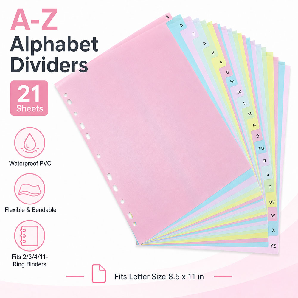 21-листовые разделители для па – обзор и цена Index Tab Divider